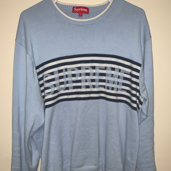 supreme chest stripe